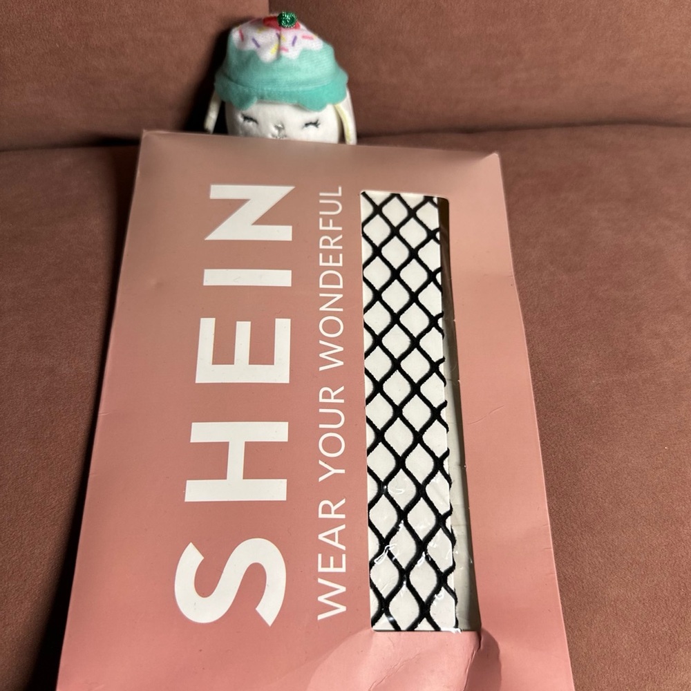 Shein Black Fishnet Tights Original Package/Box Casual Fashion Alternative Sexy